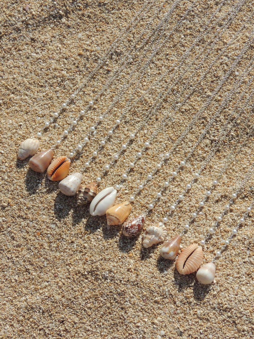 Cone Shell Lariat Necklace