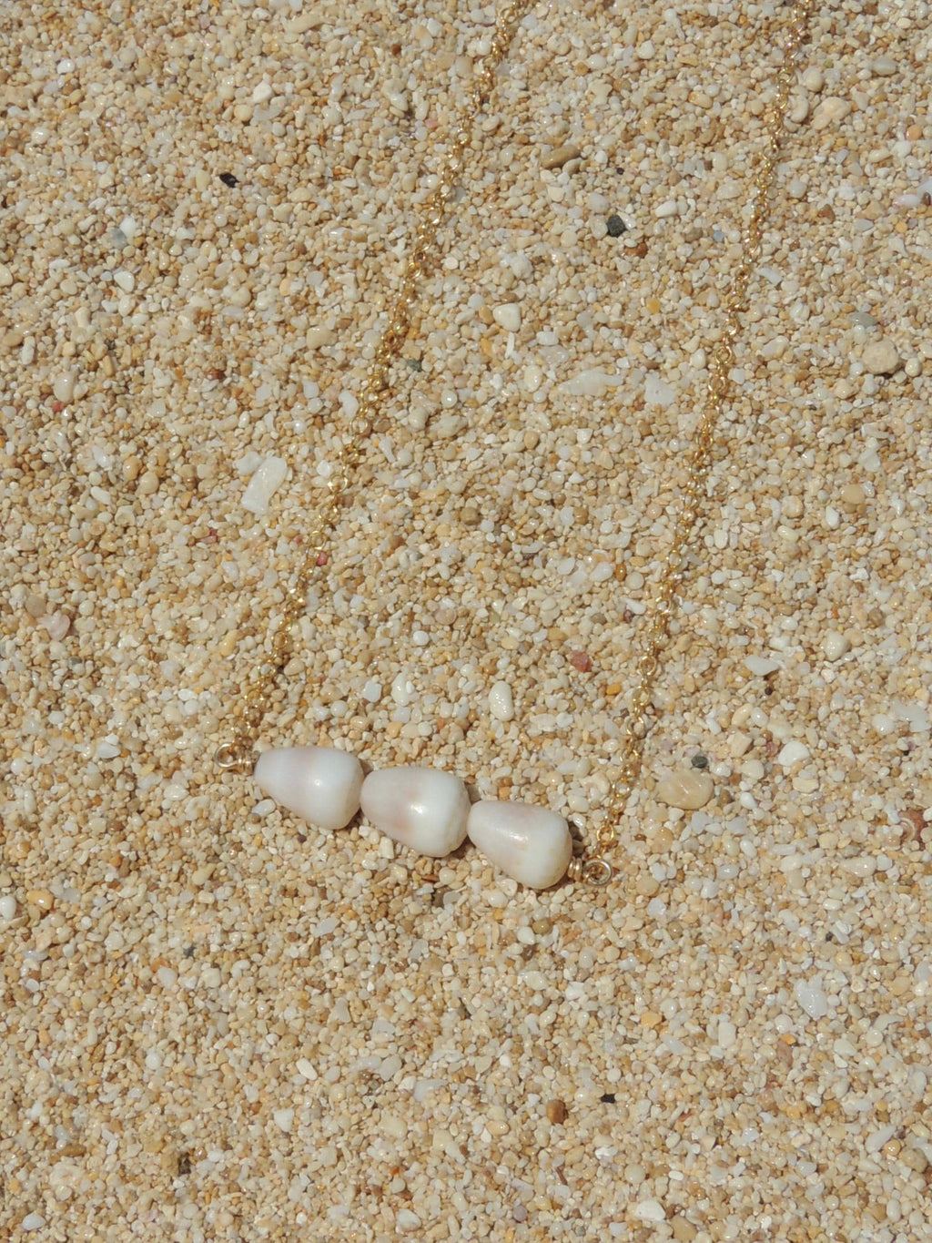 Cone Shell Bar Necklace
