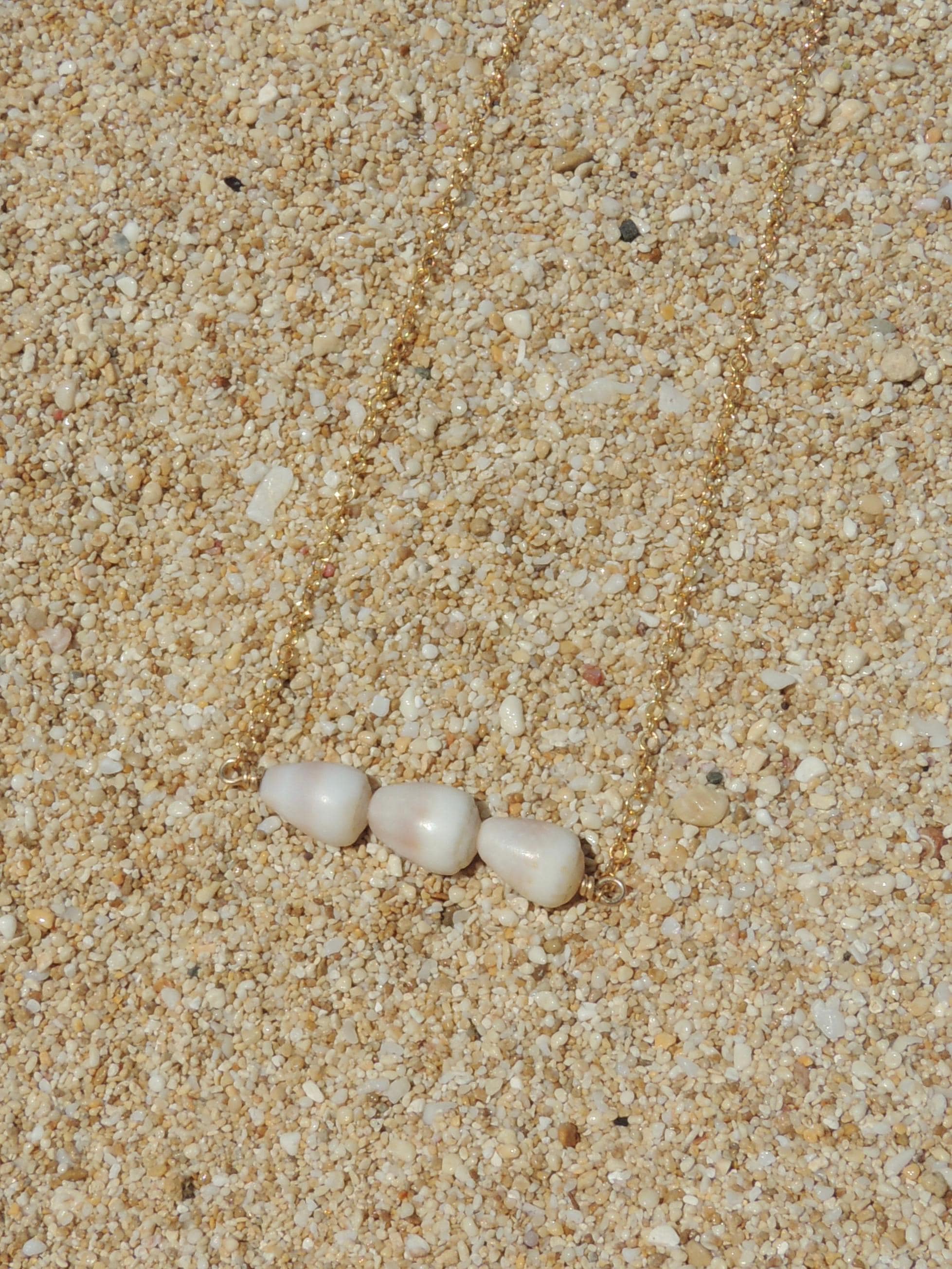 Cone Shell Bar Necklace