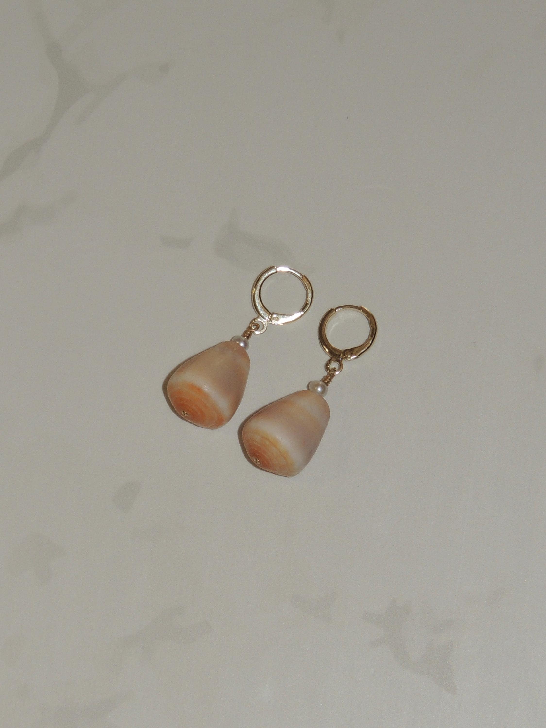 Pastel Cone Shell Huggies
