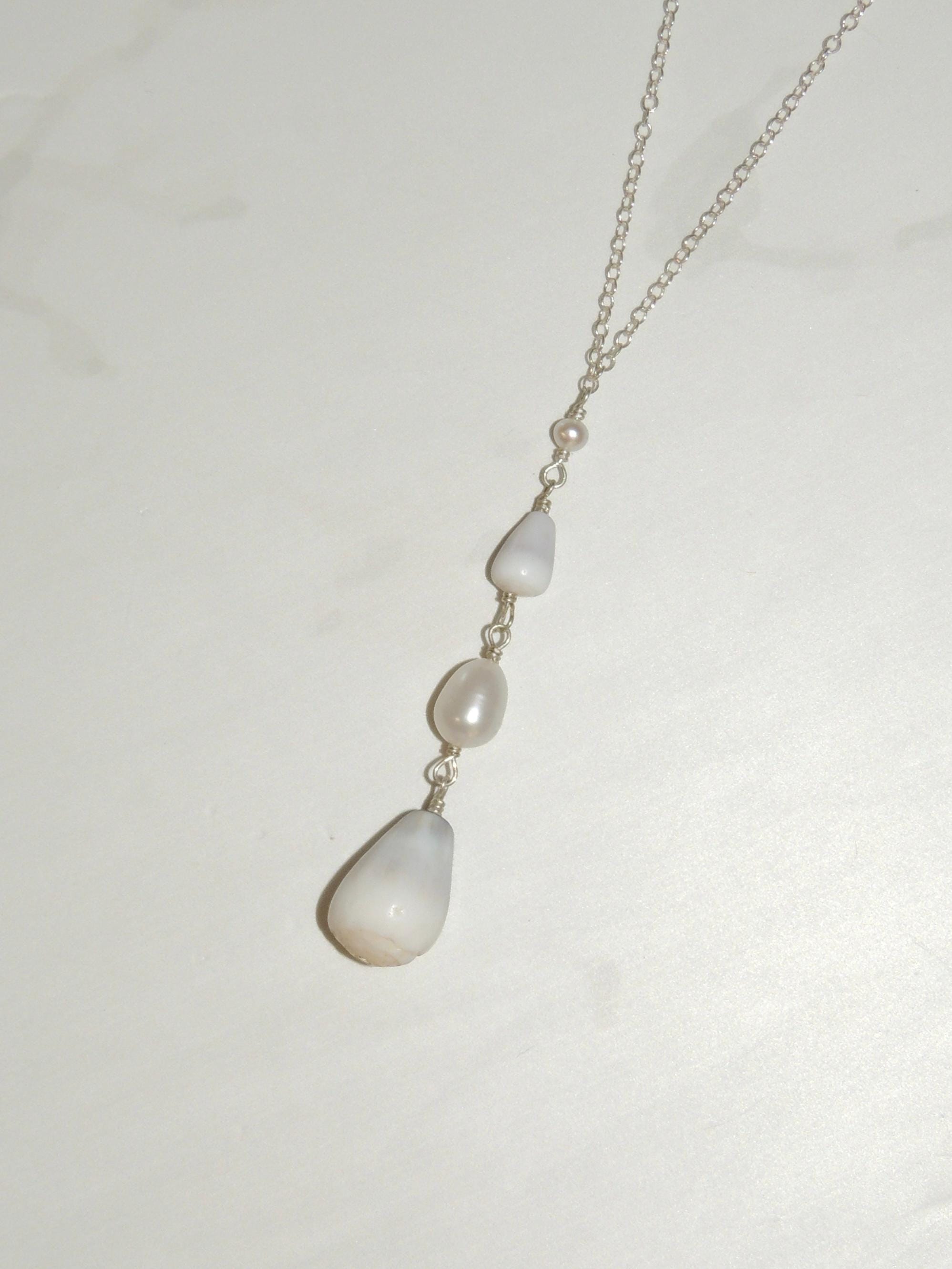Cone Shell Lariat Necklace