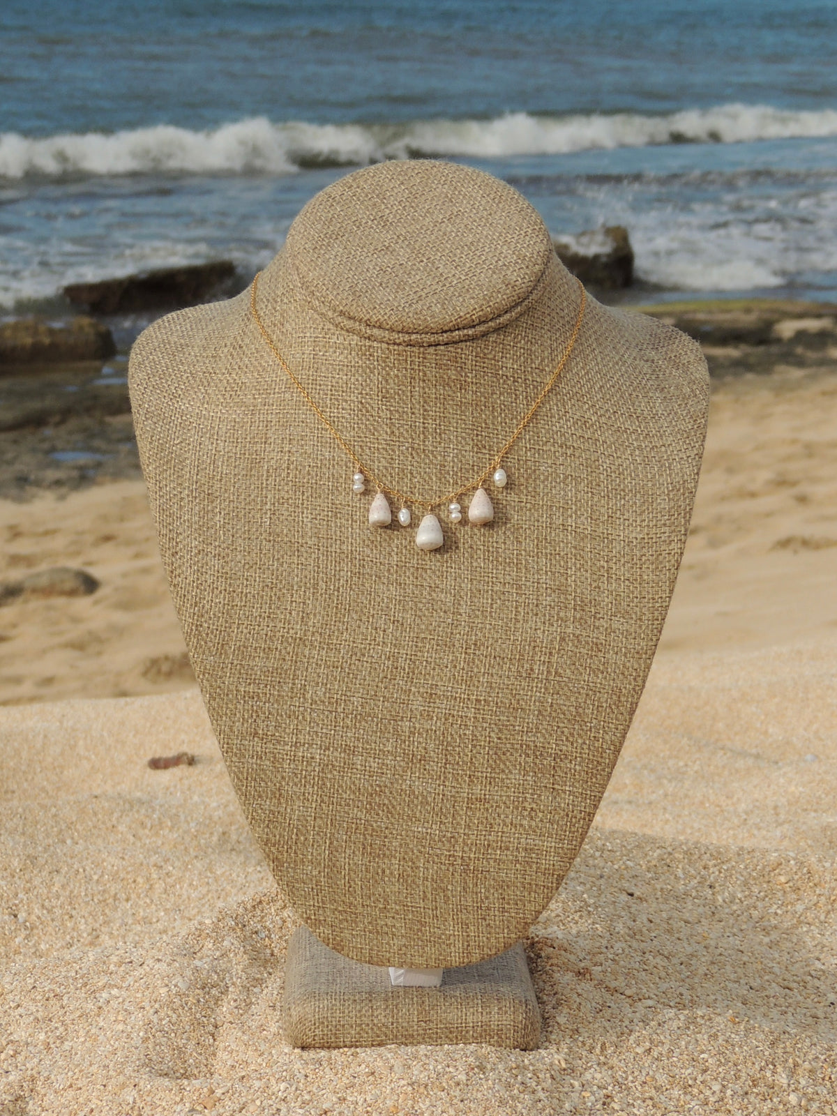 Abbreviated Cone Shell Charm Necklace