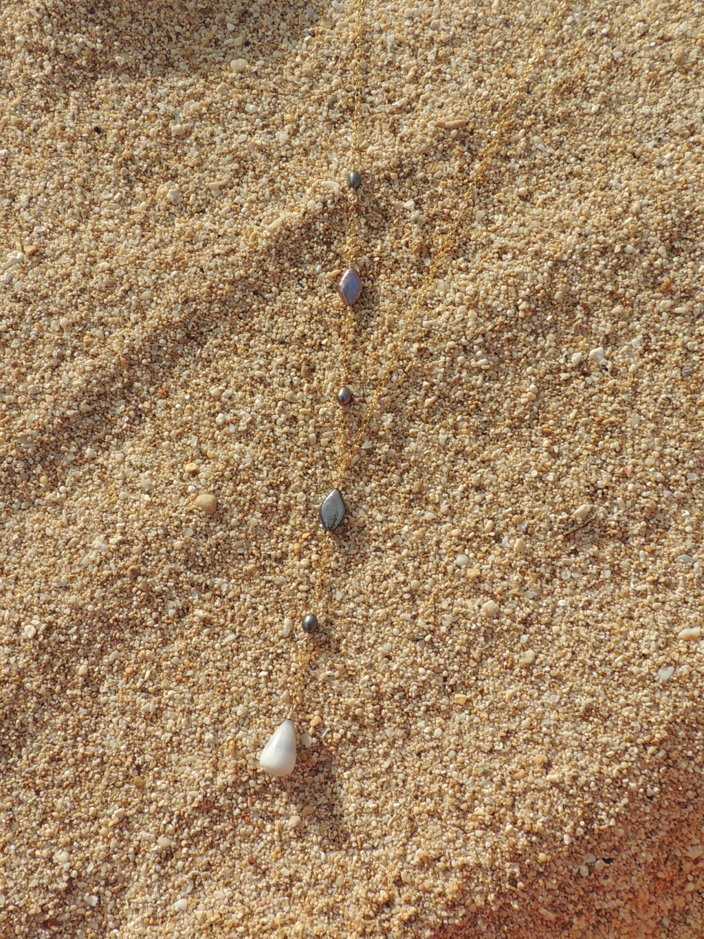 One-Sided Pearl Necklace