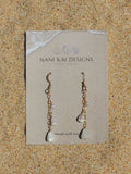 Cone Shell Chain Earrings