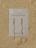 Cone Shell Chain Earrings
