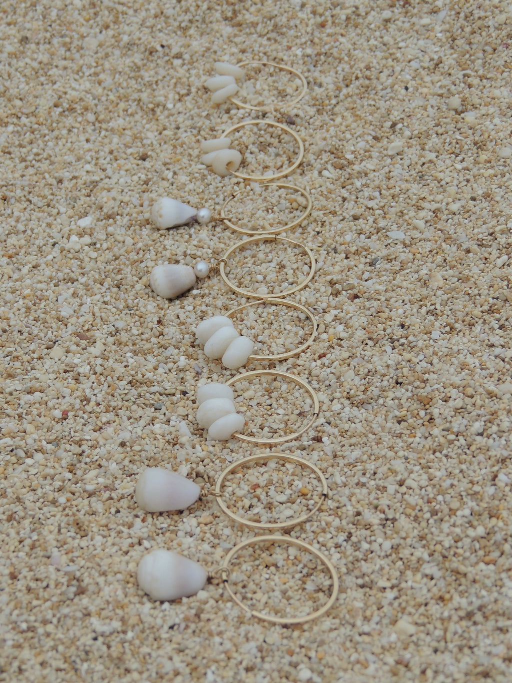 Puka Shell Hoops