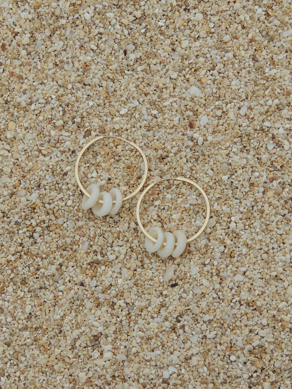 Puka Shell Hoops