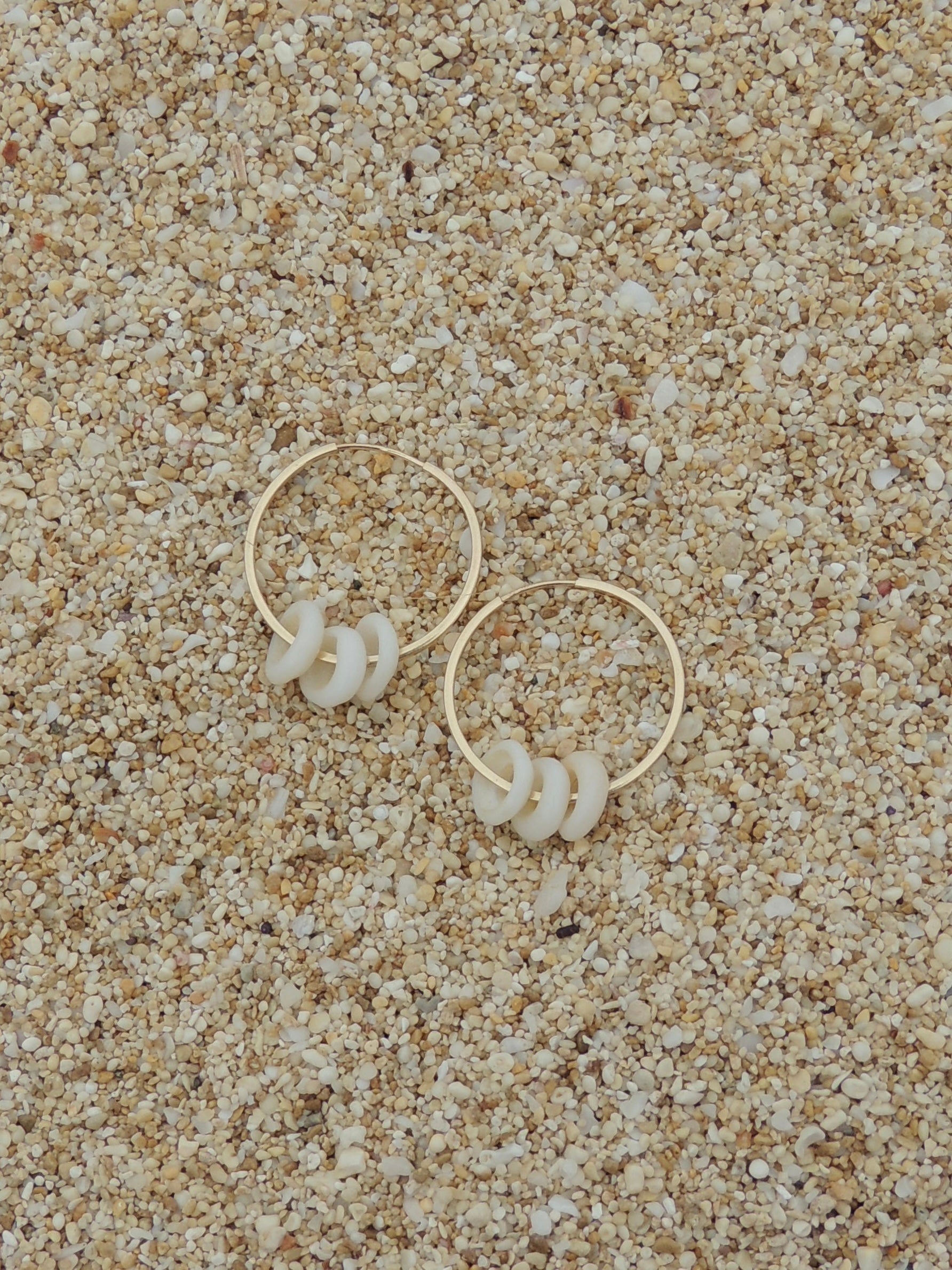 Puka Shell Hoops