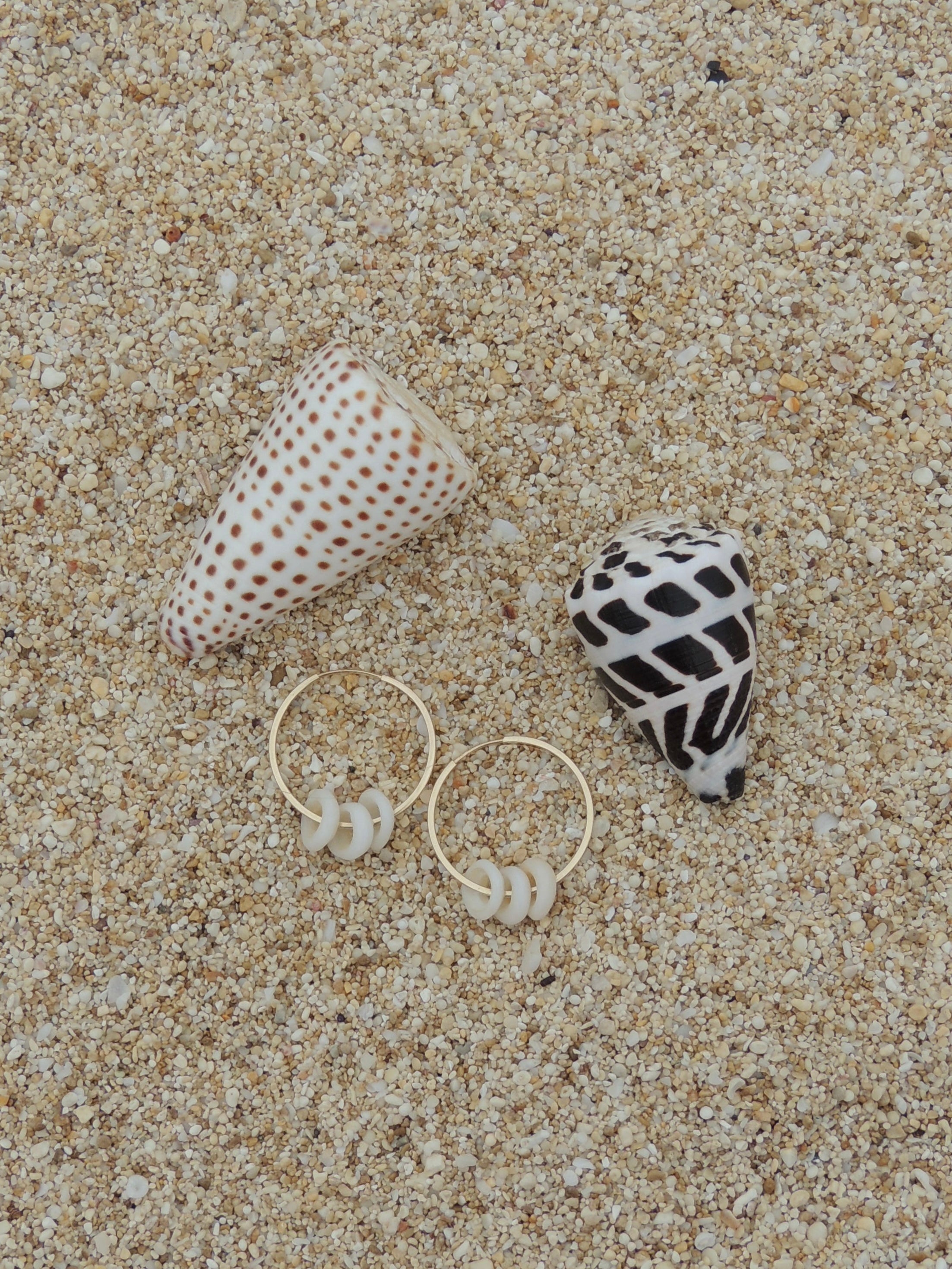Puka Shell Hoops