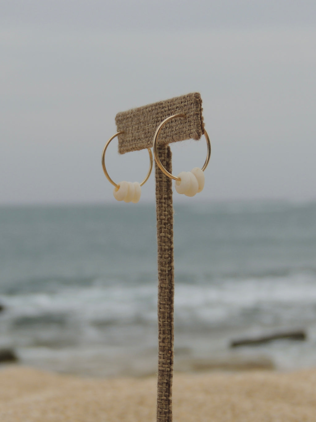 Puka Shell Hoops