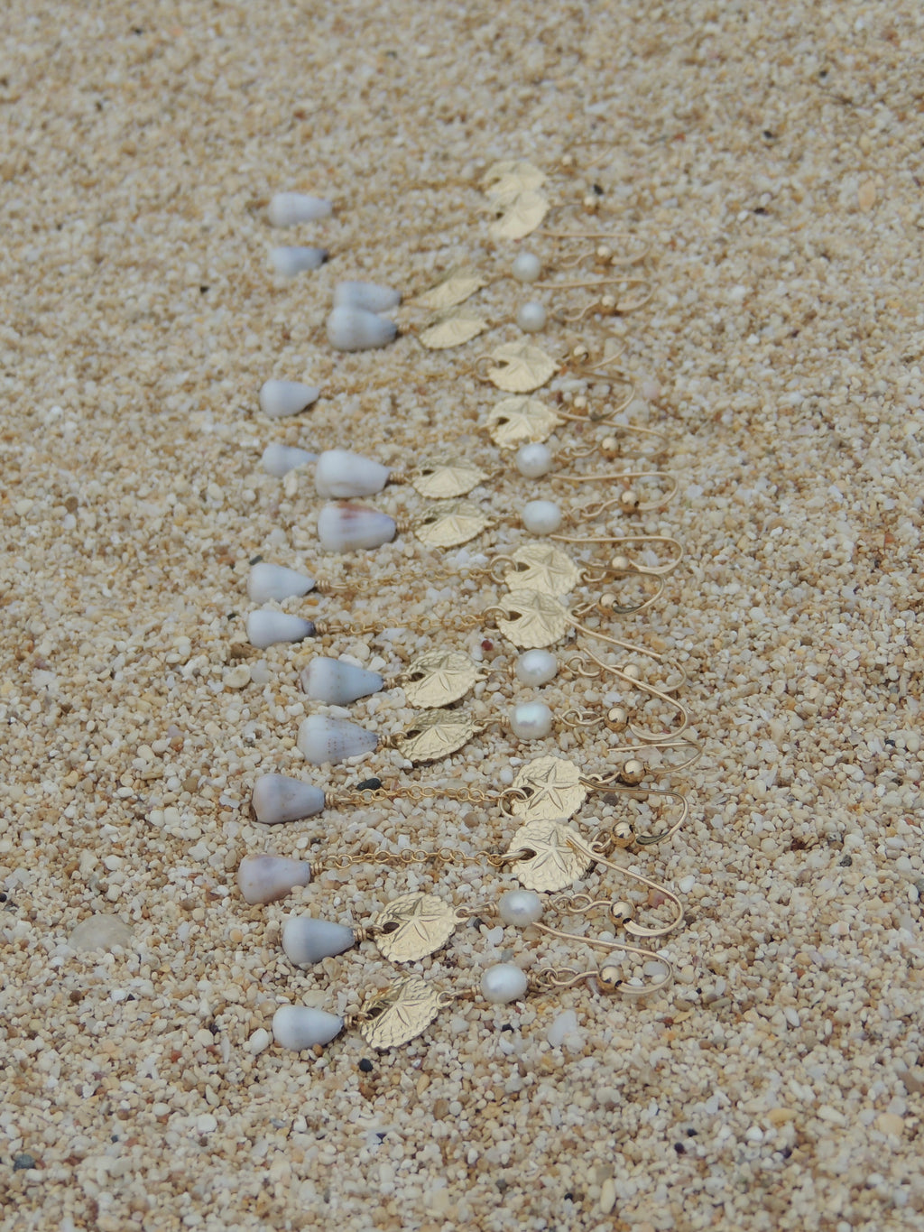 Sand Dollar Charm Earrings