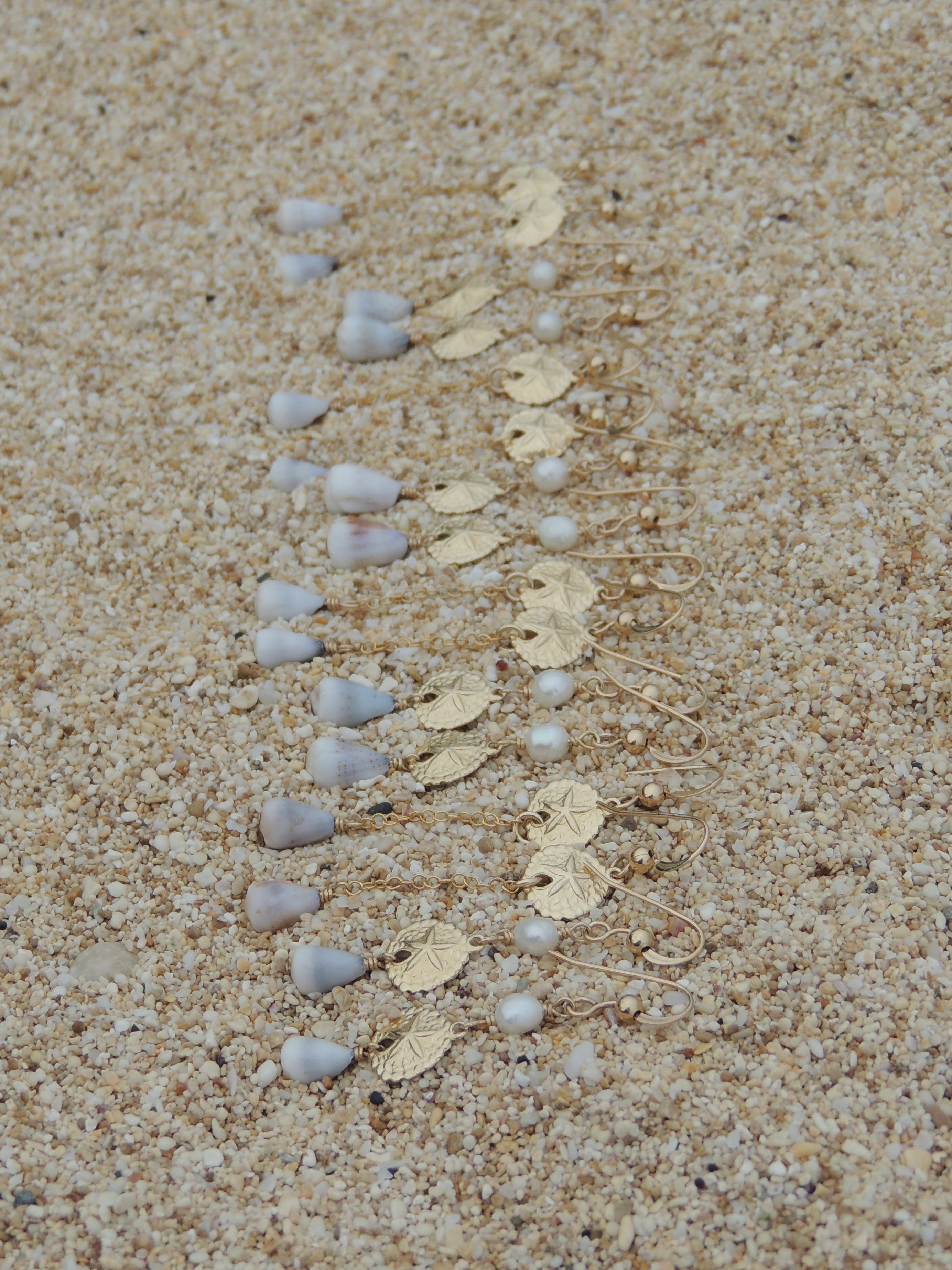 Sand Dollar Charm Earrings
