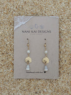 Sand Dollar Charm Earrings
