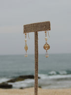 Sand Dollar Charm Earrings