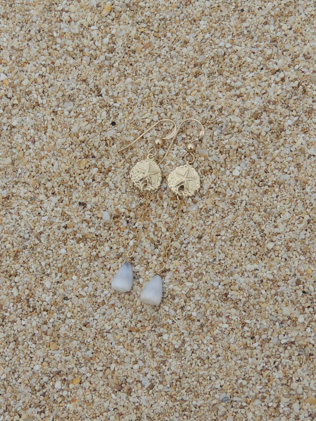 Sand Dollar Charm Earrings