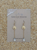 Sand Dollar Charm Earrings