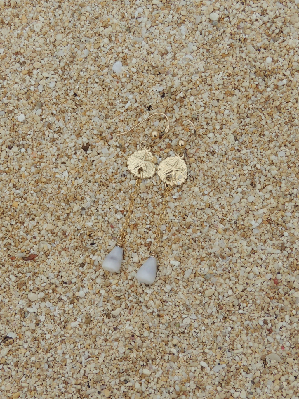 Sand Dollar Charm Earrings