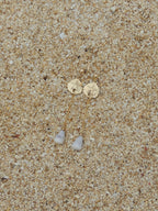 Sand Dollar Charm Earrings