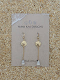 Sand Dollar Charm Earrings