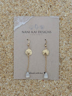 Sand Dollar Charm Earrings