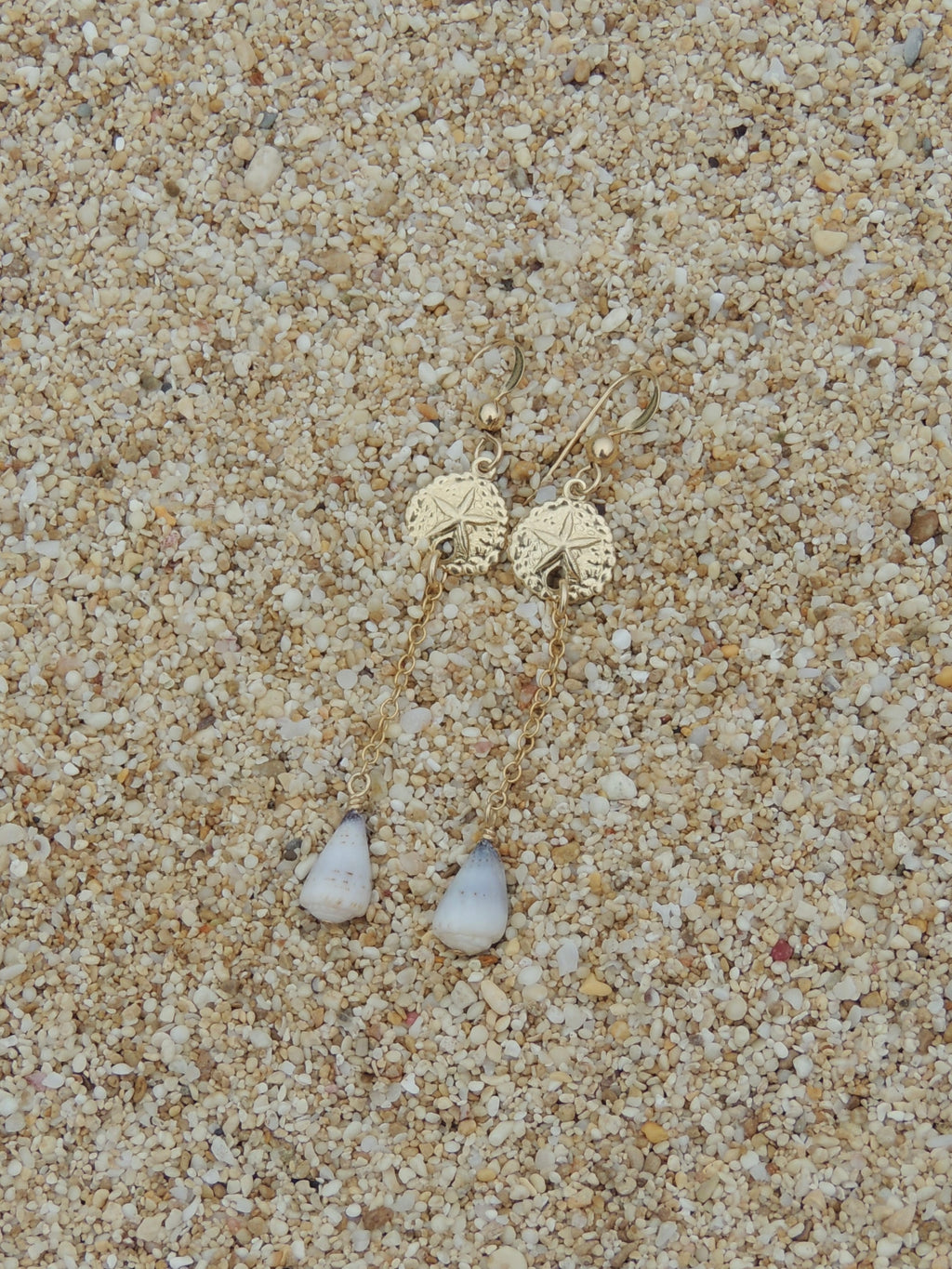 Sand Dollar Charm Earrings
