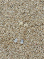 Sand Dollar Charm Earrings