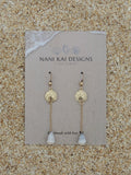 Sand Dollar Charm Earrings