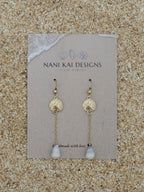 Sand Dollar Charm Earrings
