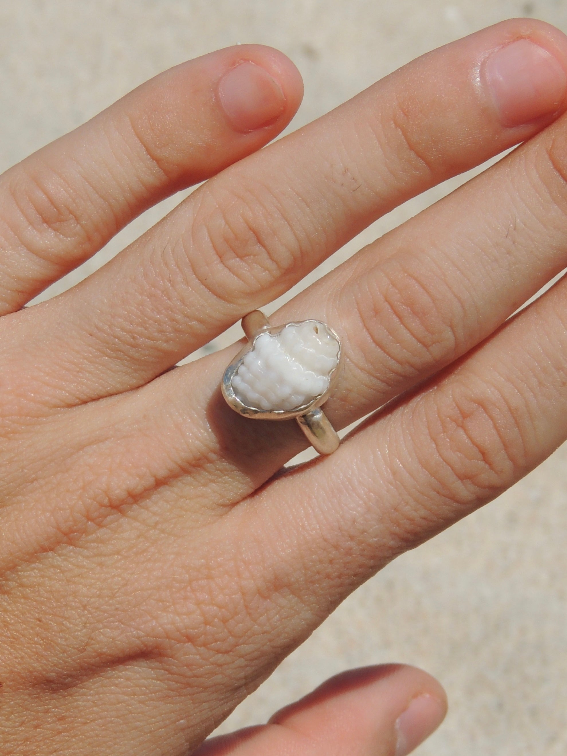 Lattice Miter Shell Ring (6)
