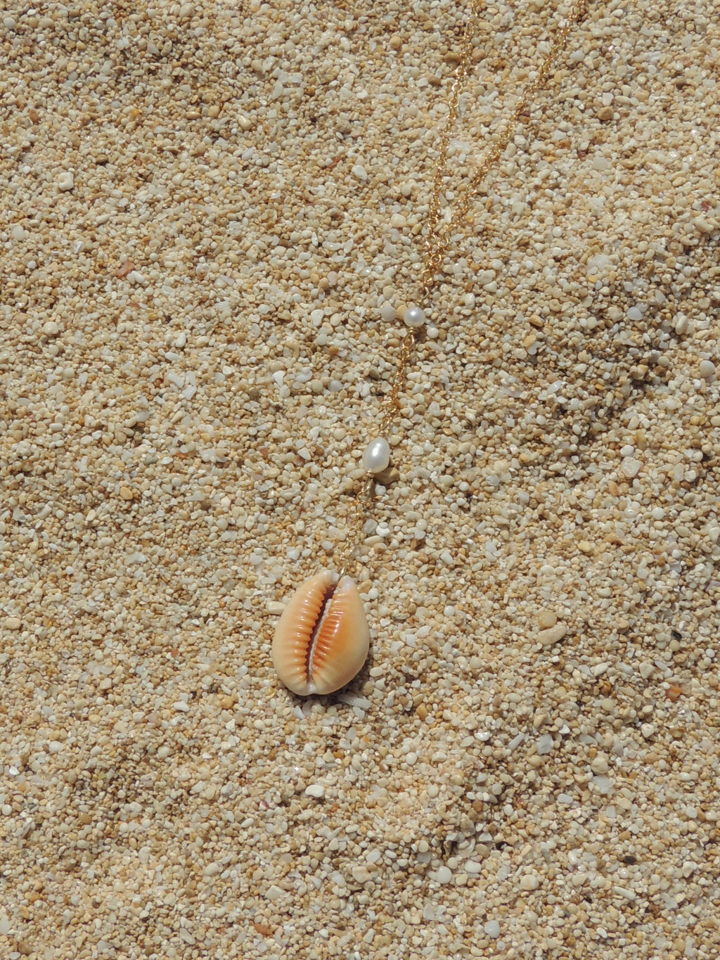 Honey Cowrie Shell Necklace