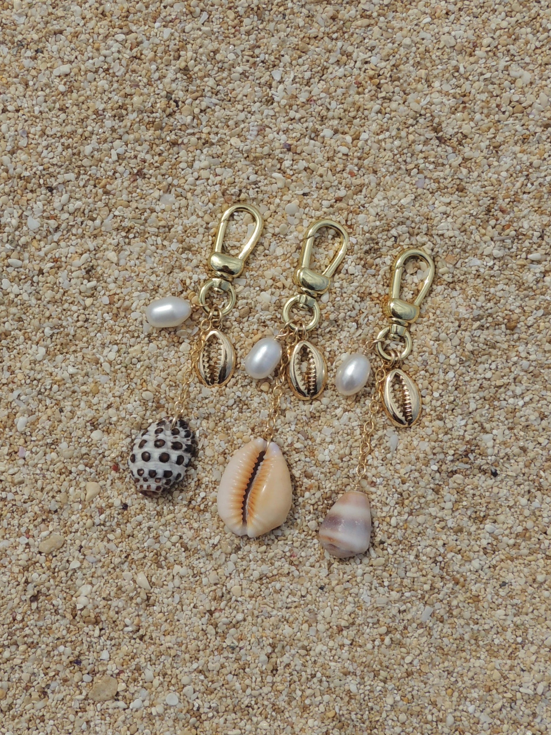 Drupe Shell Keychain