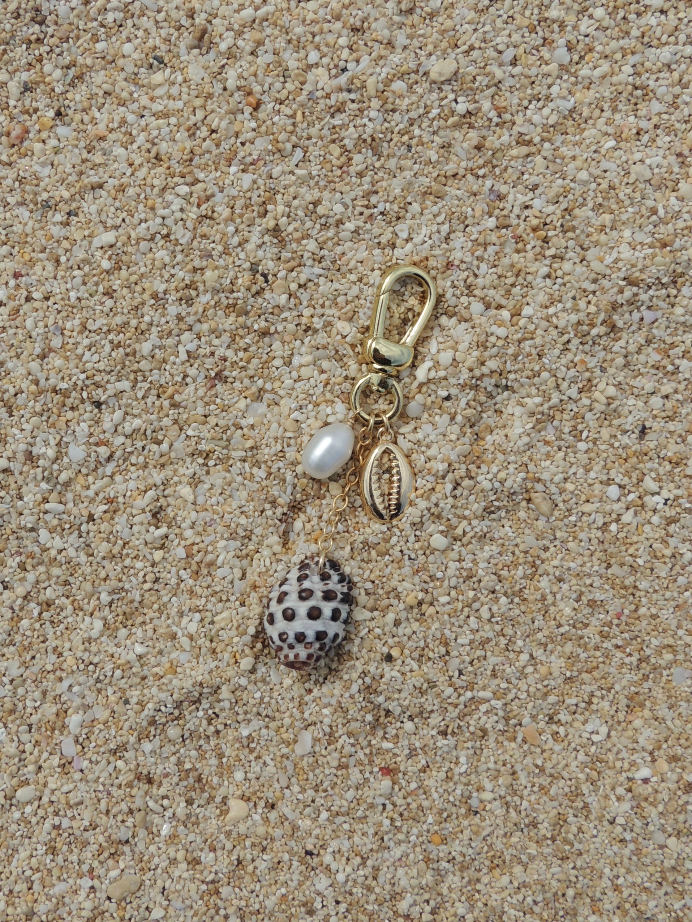 Drupe Shell Keychain