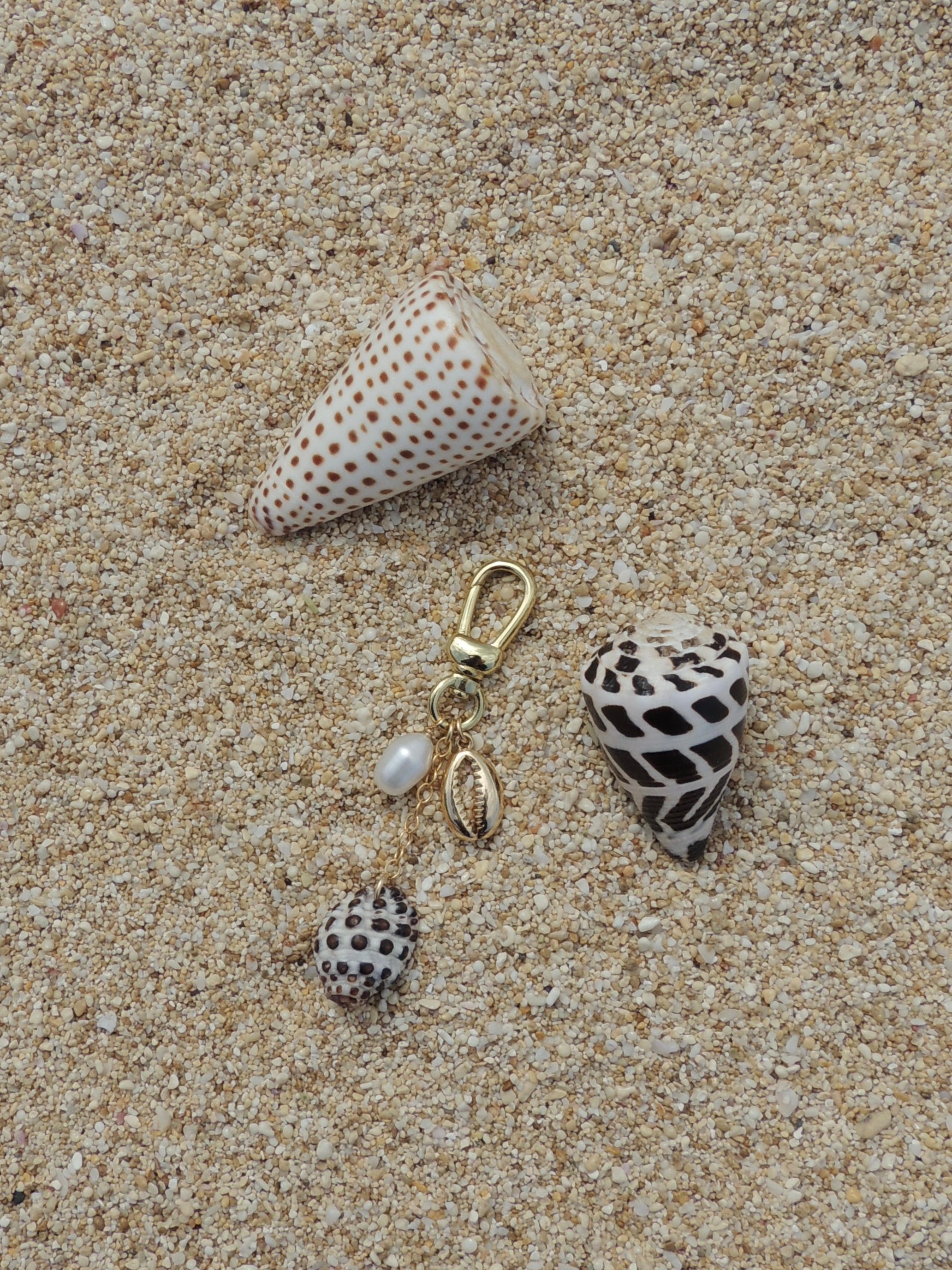 Drupe Shell Keychain