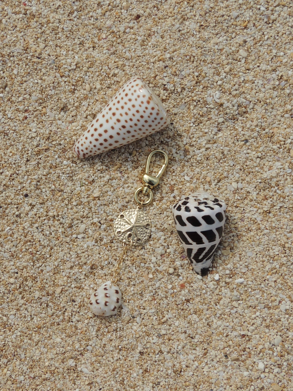 Drupe Shell Keychain