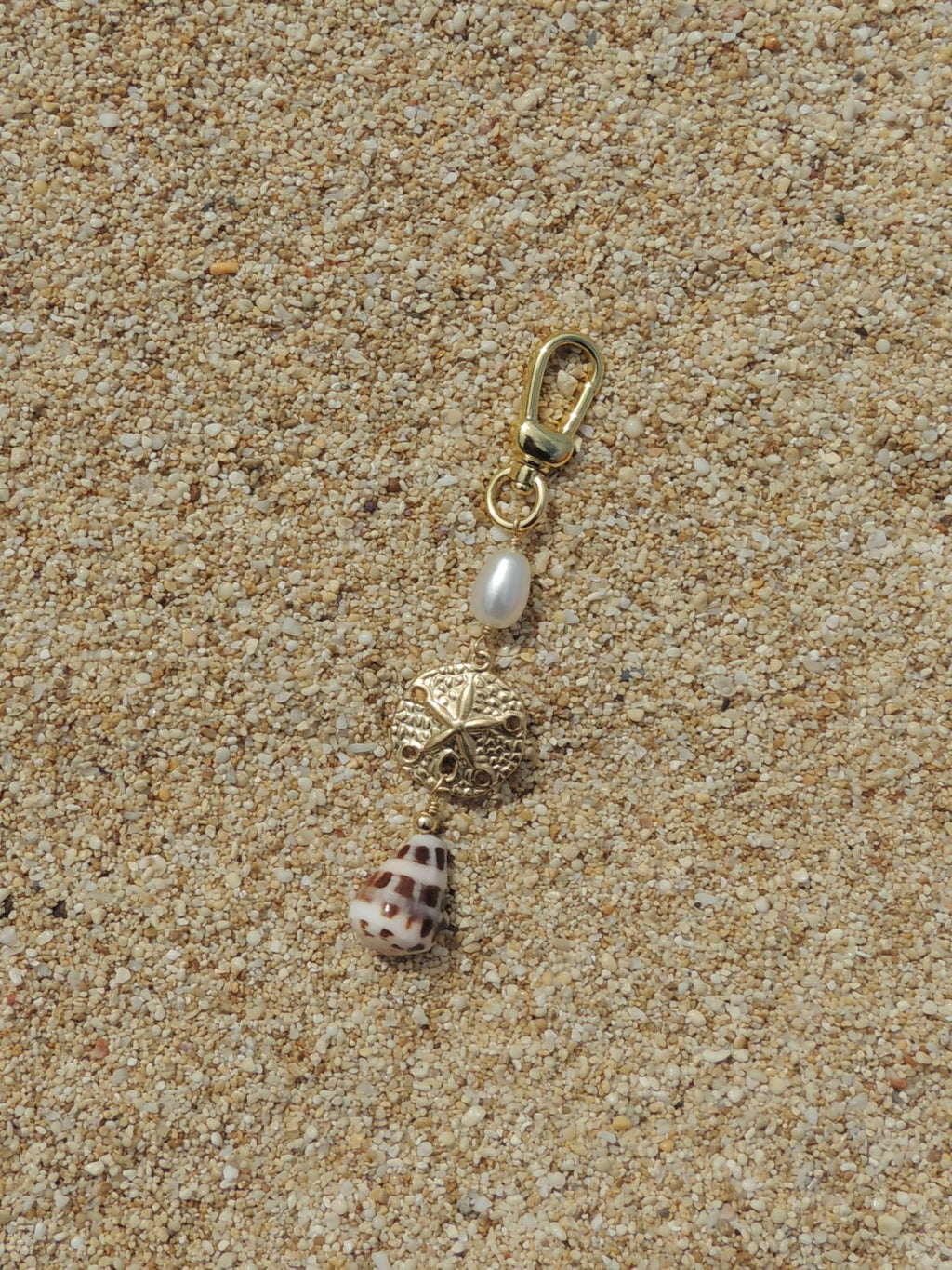 Hebrew Cone Shell Keychain