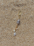 Hebrew Cone Shell Keychain