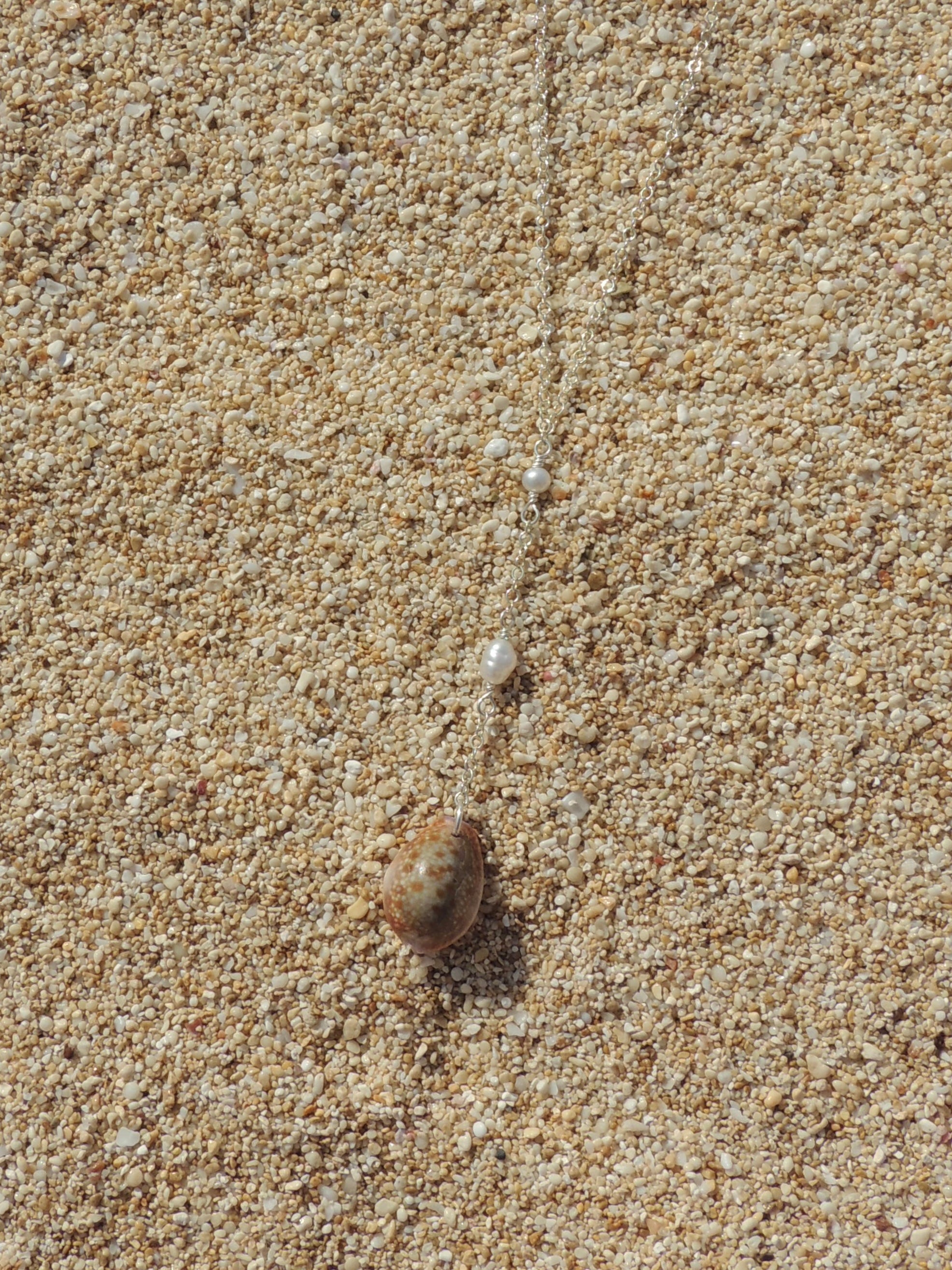 Honey Cowrie Shell Necklace