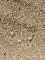Cone Shell Choker / White Pearls