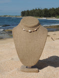 Cone Shell Choker / Gold Pearls
