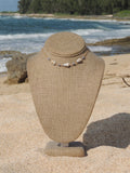 Cone Shell Choker / Blue Beads