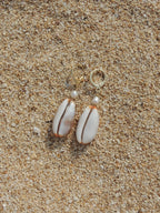 Isabella Cowrie Shell Huggies