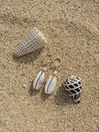 Isabella Cowrie Shell Huggies