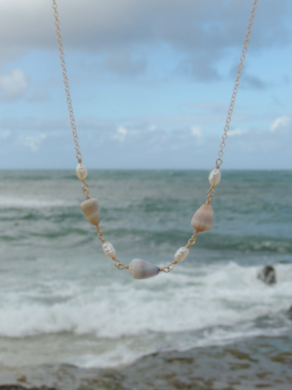 Cone Shell Choker Necklace
