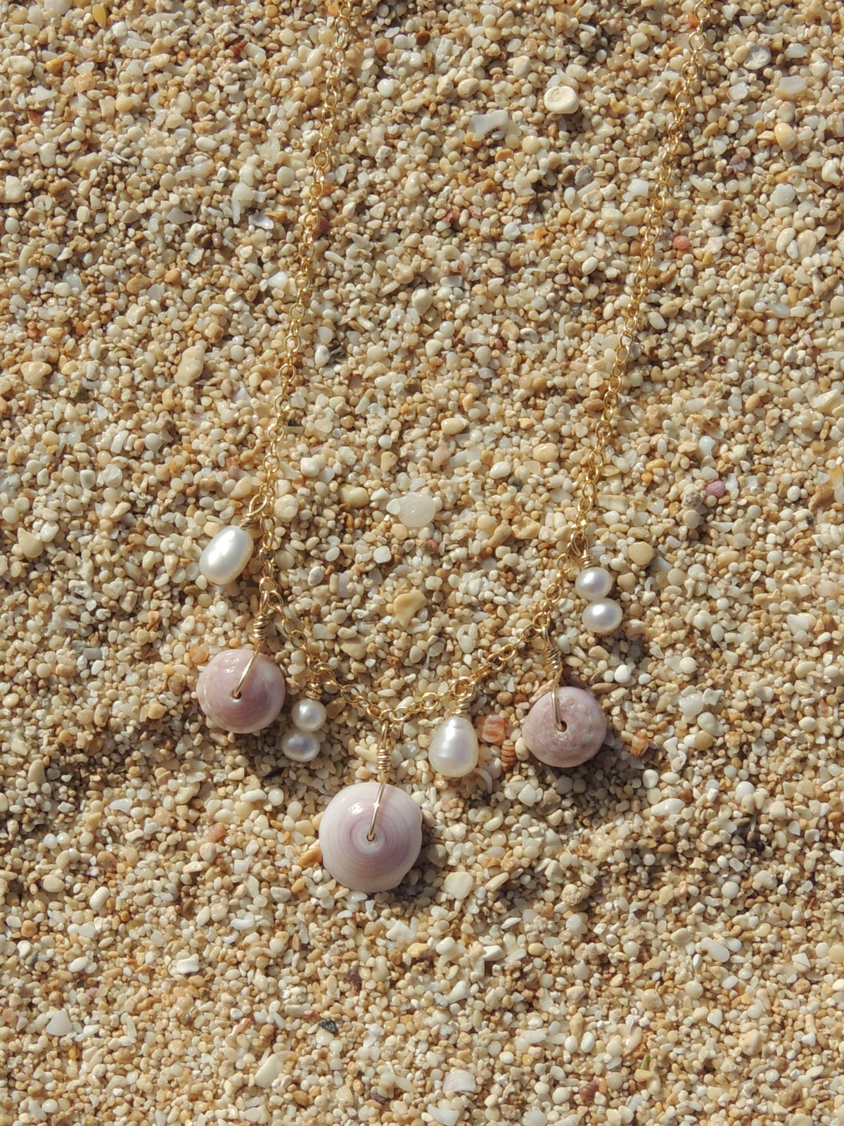 Mini Puka Shell Charm Necklace