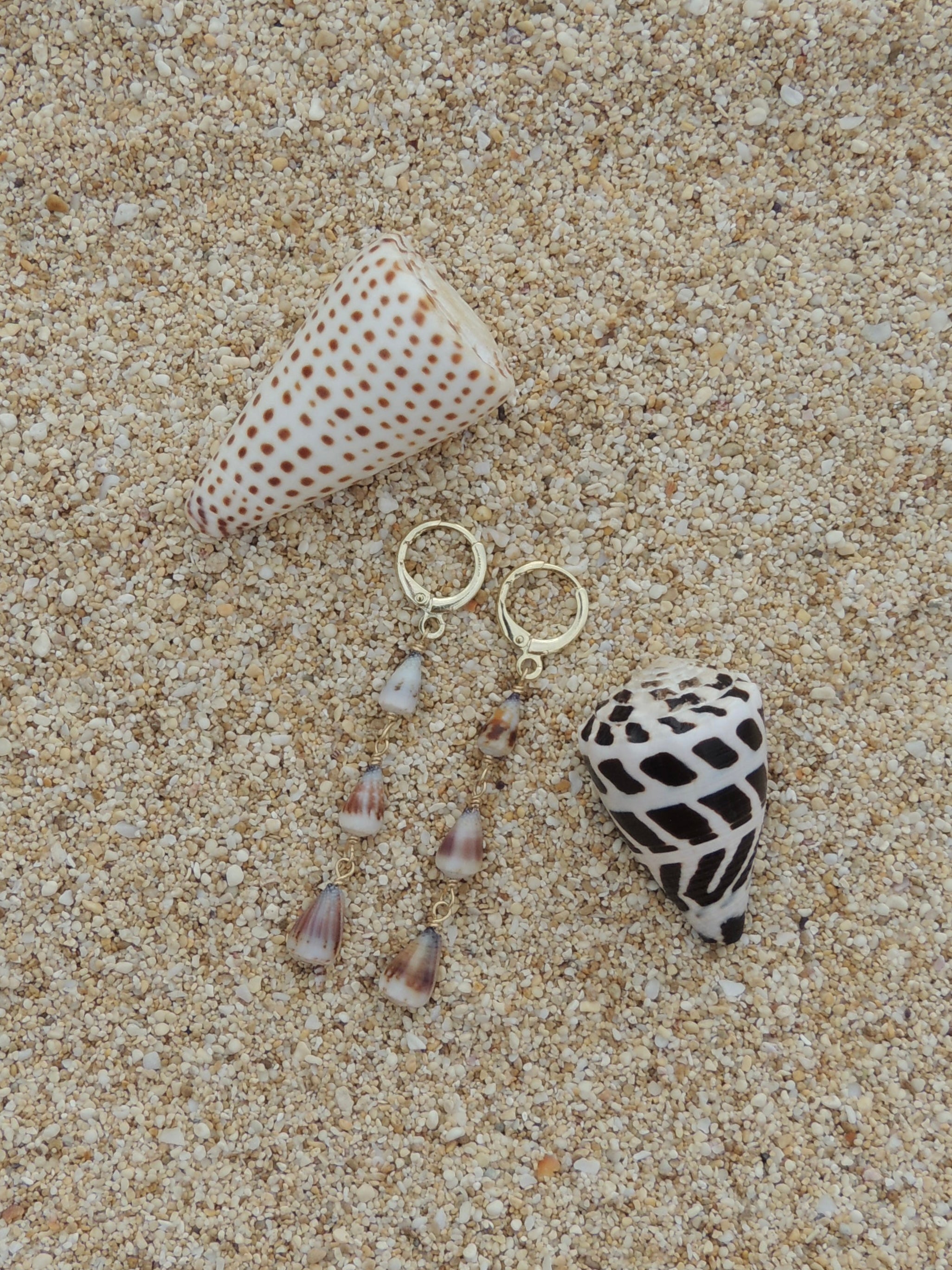 Triple Cone Shell Huggies