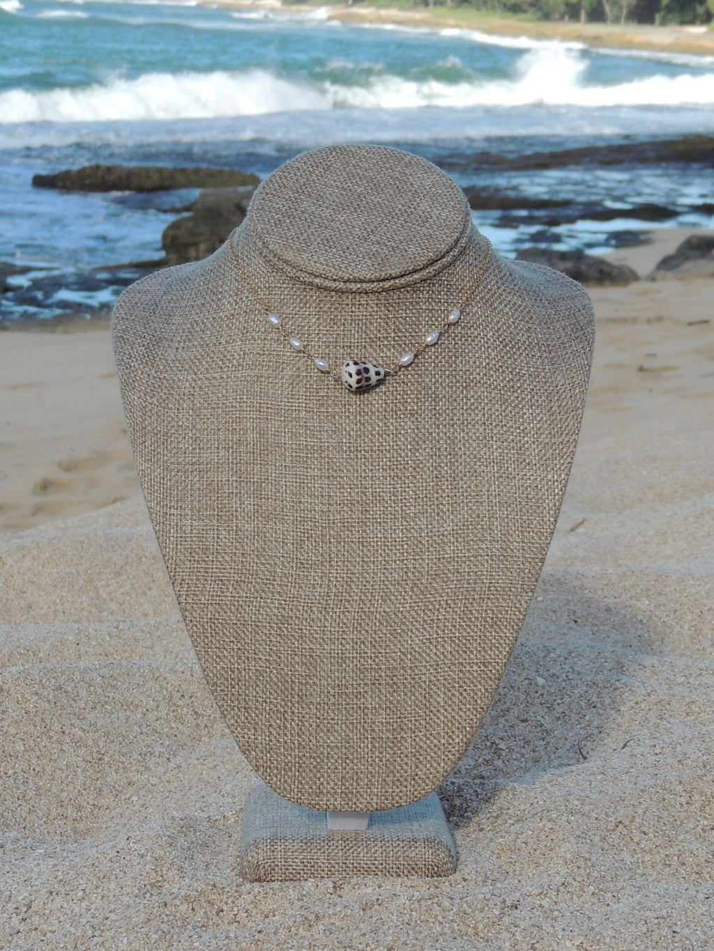 Hebrew Cone Shell Choker Necklace