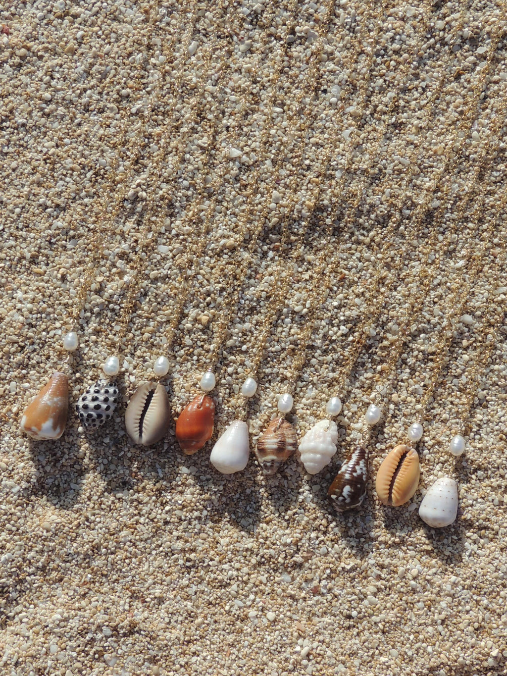Orange Shell Necklace