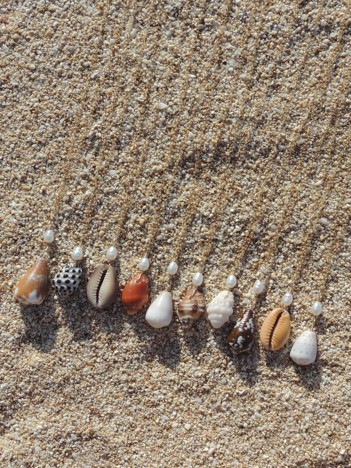 Orange Shell Necklace