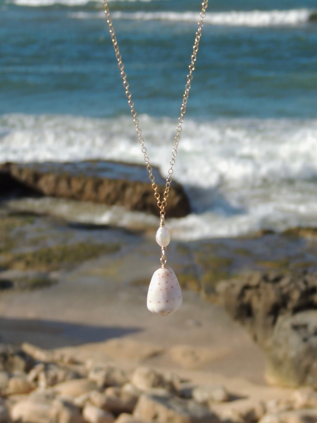 Abbreviated Cone Shell Necklace