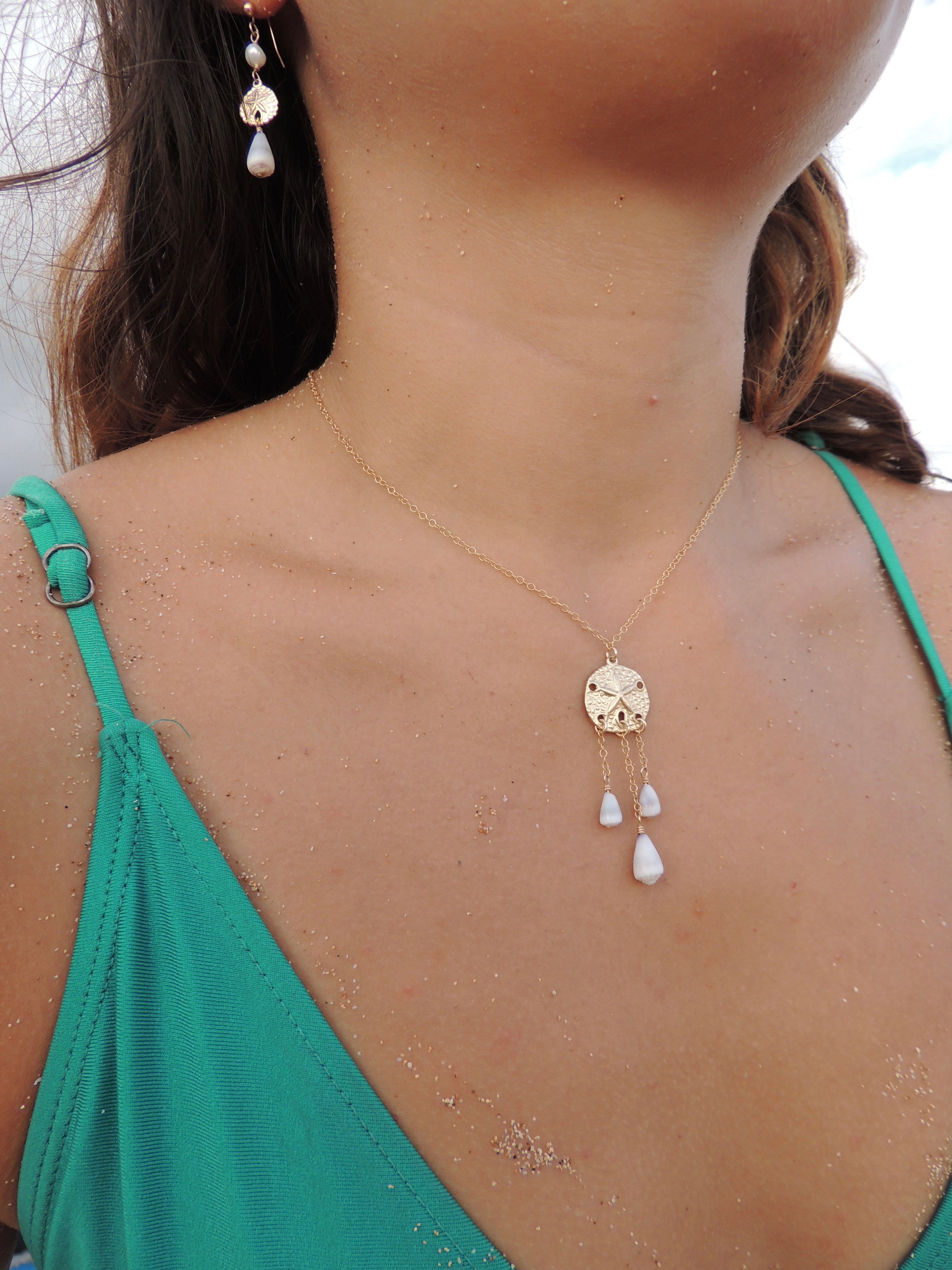 Sand Dollar / Cone Shell Necklace